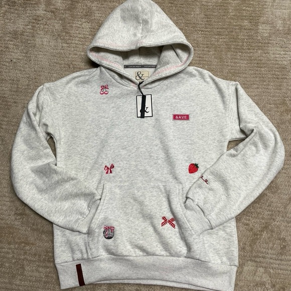 Ampersand As Apostrophe Tops - Ampersand Avenue Comfort Zone Hoodie - Girly Things women's Size medium